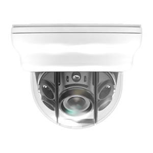 Indoor Dome Camera 2.2MP Shield model with 2.8-12mm DC12V lens, designed for security and surveillance.