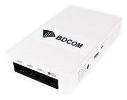 In-wall My Store WAP2100-W22B intelligent access point with 4 GE ports, USB, miniUSB, and 1167Mbps Wi-Fi, powered by POE.