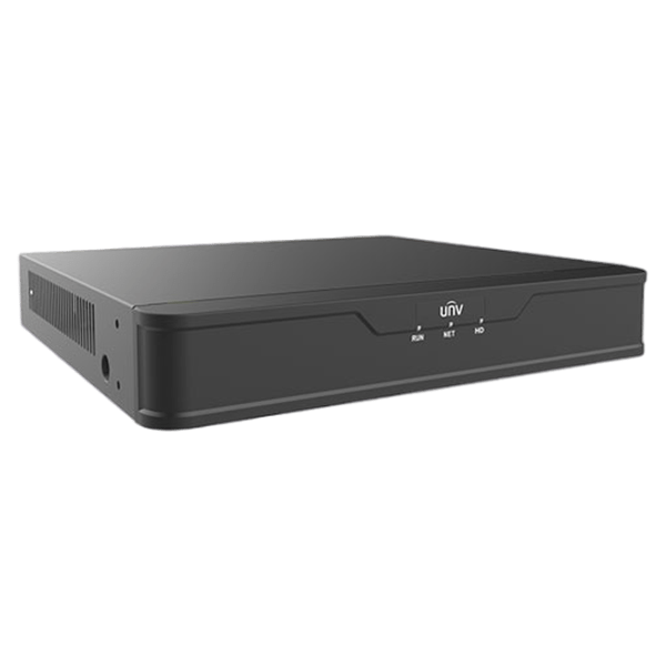 Uniview XVR301-08Q3 8-channel 1U NVR with 1 SATA port, compact mini design for surveillance video recording system