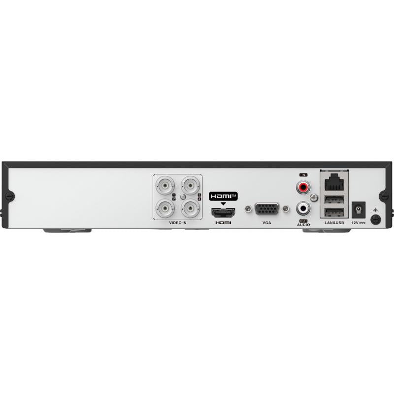 Galaxy Security Hikvision Digital Video Recorder DVR-204U-M1/T with front ports and display interface.