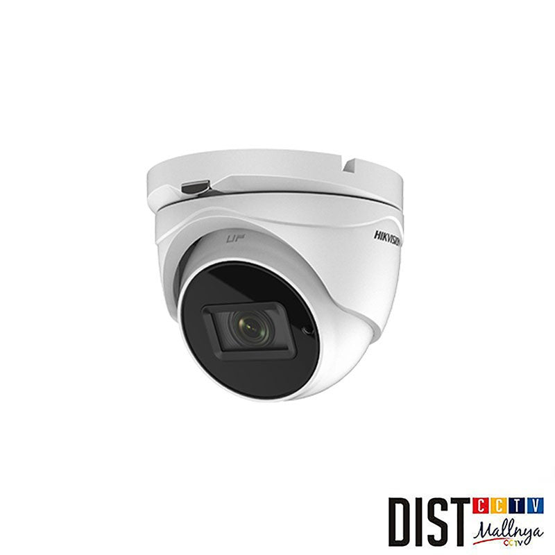 Hikvision 8MP Turbo HD analog security camera with 2.8mm lens, mounted for outdoor surveillance, branded Galaxy Security.