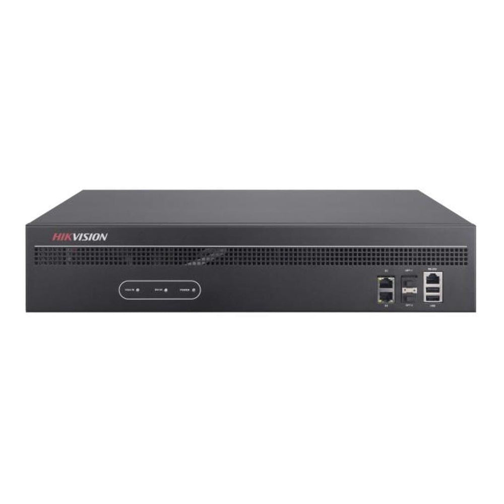 Hikvision DS-6910UDI(C) security control panel with audio and video access accessories, used for surveillance system management.