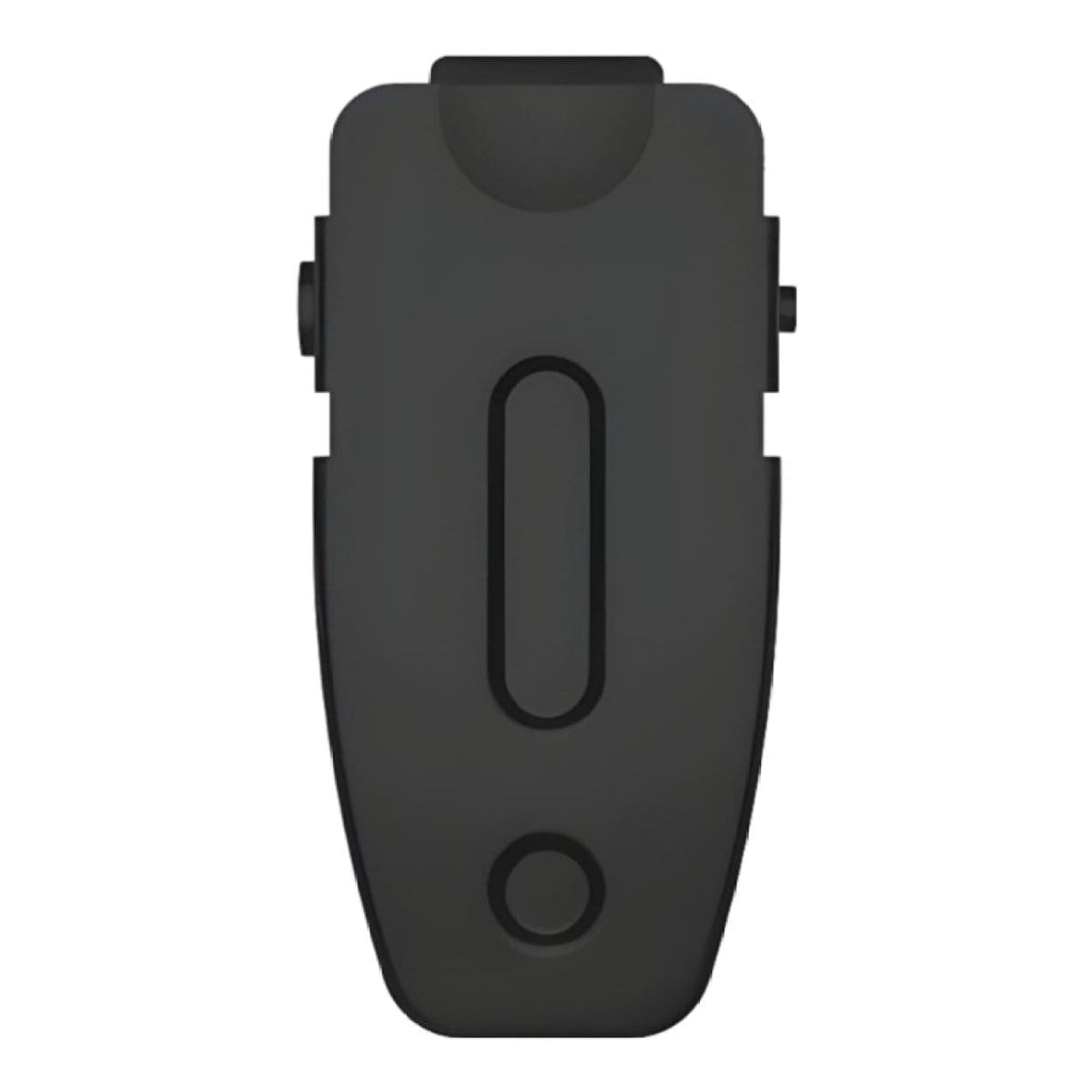 Galaxy Security Hikvision DS-MH1710-N1-S body-worn camera mount attached to the device, showing secure attachment and mounting features.