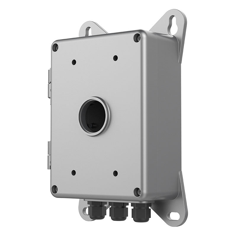 Galaxy Security Hikvision DS-1674ZJ-P-Y mounting bracket for video surveillance cameras, made of durable aluminum.