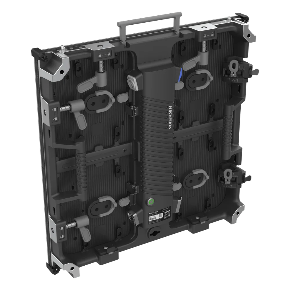 Hikvision rental LED display DS-D4639CD-1A/M by Galaxy Security showing a large high-resolution LED screen for digital signage.