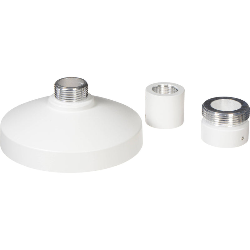 Hikvision PC140PT mounting bracket for PTZ cameras by Galaxy Security, shown with pendant cap and secure mounting features