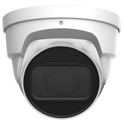 6MP WDR IR eyeball network camera with motorized lens, featuring high-resolution imaging and night vision capabilities.