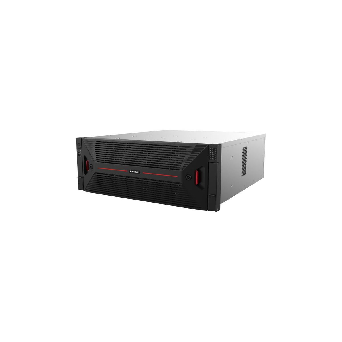 Hikvision 48-channel Network Video Recorder DS-96256NI-H24R with multiple ports and cooling vents, designed for high-capacity security recording.