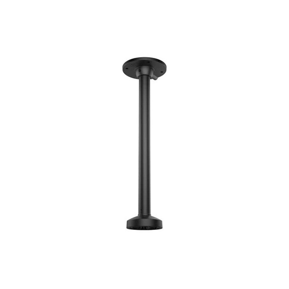 Hikvision mounting bracket CPMB installed on security camera, Galaxy Security brand, suitable for outdoor surveillance setup
