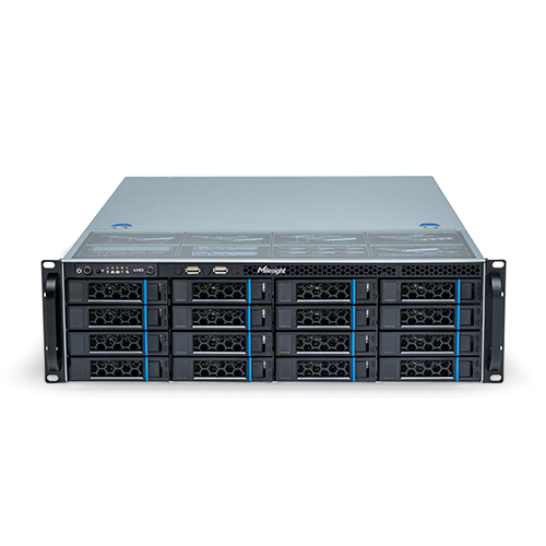 MileSight Enterprise NVR with 8-CH License, 1 Disk Slots.1U
