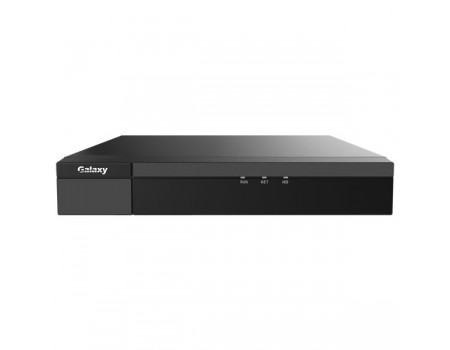 Galaxy Pro 8CH 4K/8MP 1x SATA Mini 1U NVR w/ 8CH PoE