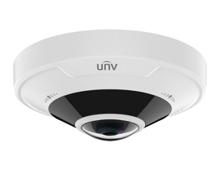 UNV 12MP Ultra HD Infrared Vandal-resistant Fisheye Fixed Dome Camera