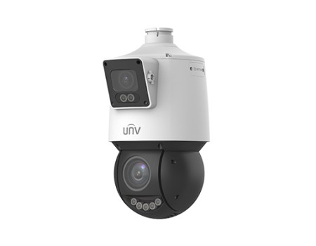 UNV 4MP+4MP Lighthunter Dual-lens Network PTZ Camera