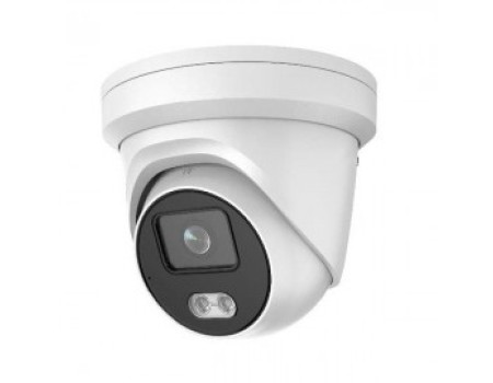 4mp Colorvu Turret Ip Camera With Acusense, Built-in Microphone