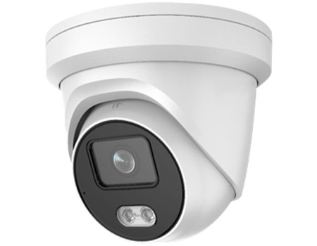 Galaxy Platinum AI 4MP Color247 White Light Fixed IP Turret Camera