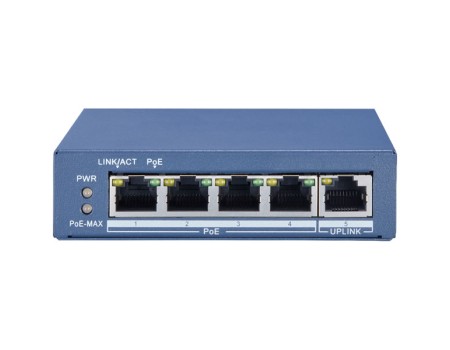 Galaxy Platinum 4-port Gigabit Poe Switch, 1-port Gigabit Uplink