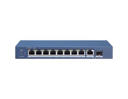 Galaxy Platinum 8-port Gigabit Poe Switch, 1-port Gigabit Uplink, 1-port Gigabit Sfp