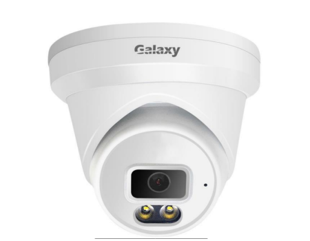 GX-CV728A-28 Galaxy ColorVu Series 4K Warm Light Fixed IP Turret Camera - NDAA Compliant