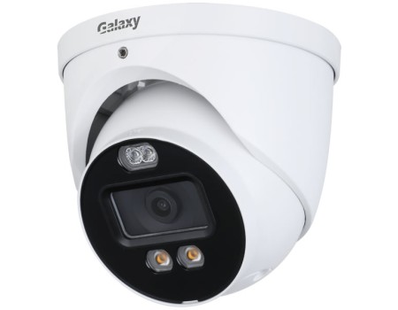Galaxy Hunter 5MP Color247 Smart Dual Light Active Deterrence HDCVI Fixed-focal Eyeball Camera 