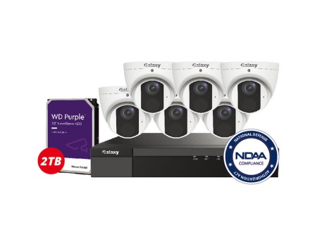 NDAA GALAXY PRO 4K/8MP IP KIT 8CH Kit