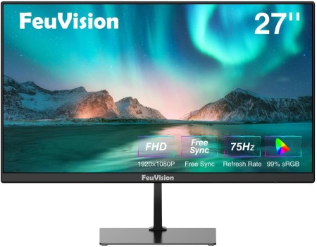 Feuvision 27 Inch Monitor 1080p Full HD