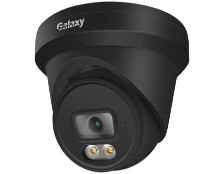 NDAA Galaxy Color247 Full Color 8MP/4K IP TURRET WITH MIC BUILD IN / 2pcs Warm Lights / 30 METER Night DISTANCE / 2.8MM LENS / POE / DC12V / IP66 / SD Card Slot / METAL HOUSING