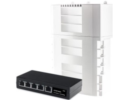 4ch PoE switch with Enclosure