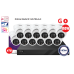 16CH NDAA Galaxy Color-V Full Color 5MP AI IP Turret Kit