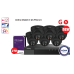 8CH NDAA Galaxy Color-V Full Color 5MP AI IP Turret Kit