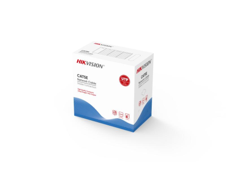 HIKVISION 305 m CAT5E UTP Network Cable (Solid Copper, 0.45 mm, CMX)