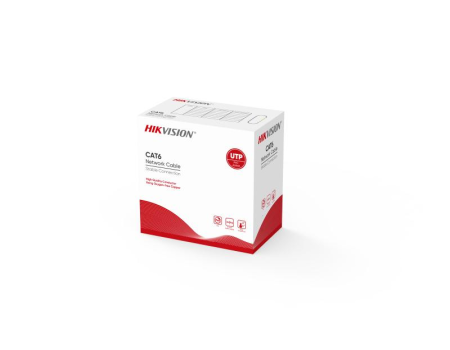 HIKVISION 305 m CAT6 UTP Network Cable (Solid Copper, 0.53 mm, CM)