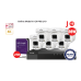 Galaxy Pro 8CH 4K Motorized AI Professional IP Kit