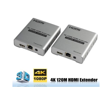 4K HDMI EXTENDER 100M/394FT CAT5E/CAT6
