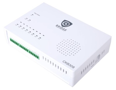 8-Channel Visual Security Bridge is POE powered video security panel