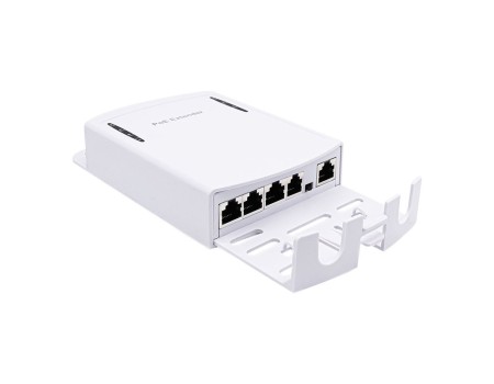  Galaxy Network 4CH Gigabit 1 in 4 out Waterproof PoE Extender/Repeater