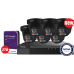 NDAA 8CH Galaxy Color-V 6MP Active Deterrence AI Full Color PoE IP Kit