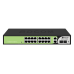 BDCOM 16-port GE PoE+ 2-port GE RJ45 + 2-port GE SFP Unmanaged PoE Switch
