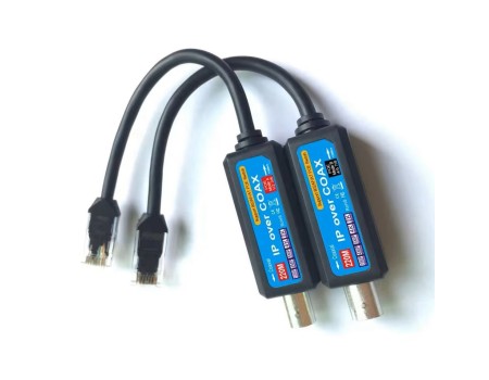  Galaxy Ethernet over Coaxial PoE converter, Support 200 Meters Distance