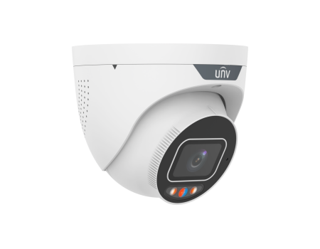 UNV NDAA 8MP Tri-Guard Fixed Dual-light Turret AI Active Deterrence IPC Camera