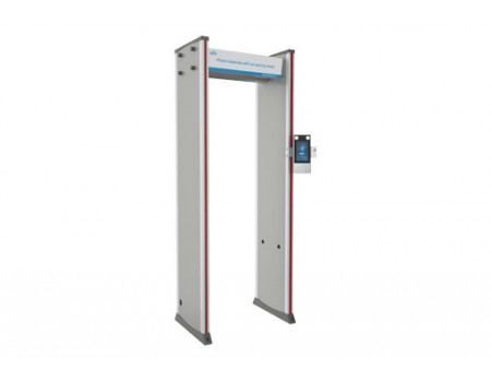 UNV Walk-through Security Gate With Metal Detection And Temperature Measurement 