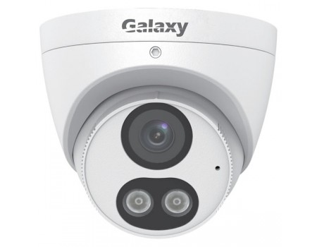 GX725A-AI-LED-28AD Galaxy Pro AI Active Deterrence 5MP Color247 Fixed IP Turret Camera