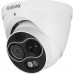 Galaxy Hunter 1.3M Thermal + 4MP Visual Network Turret Camera