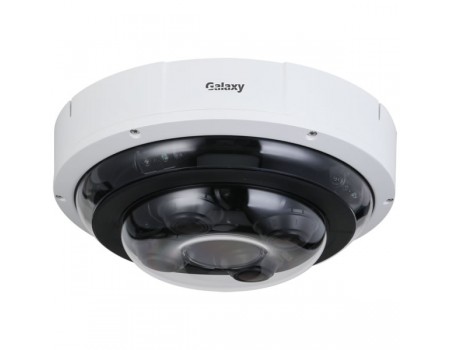 Caméra réseau dôme panoramique sans épissage multi-capteurs Galaxy Hunter 4 × 5MP