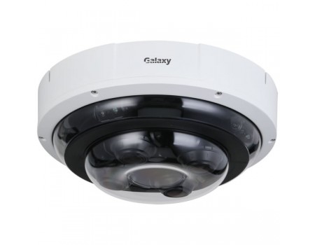 Galaxy Hunter 4 × 5MP Multi-Sensor No-Splicing Panoramic Dome Network Camera