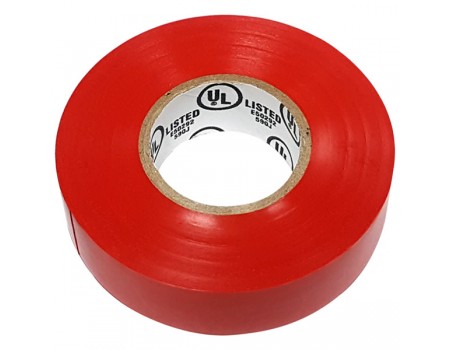 NSI Industries WarriorWrap General Electrical Tape - 60ft x 3/4in x 0.007in, Red