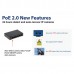 Galaxy 6-Port 10/100Mbps Unmanaged Desktop Switch with 4 PoE Ports 250m Long Distance Poe Switch
