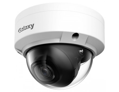 Caméra IP à dôme fixe Galaxy Hunter Series 4MP Lite AI Starlight IR - 3,6 mm