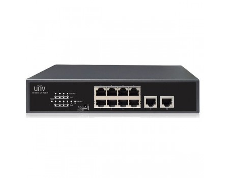 10 Ports (8 PoE) 10/100Mbps Switch