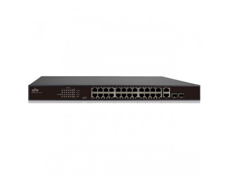 24 Ports PoE + 2x 1000Mbps Combo Ports Switch