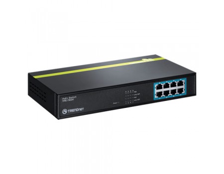 Commutateur PoE + TRENDnet 8 ports 10/100 Mbps